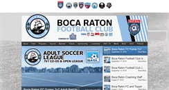 Desktop Screenshot of bocaratonfc.com